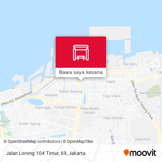 Peta Jalan Lorong 104 Timur, 69