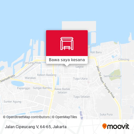 Peta Jalan Cipeucang V, 64-65