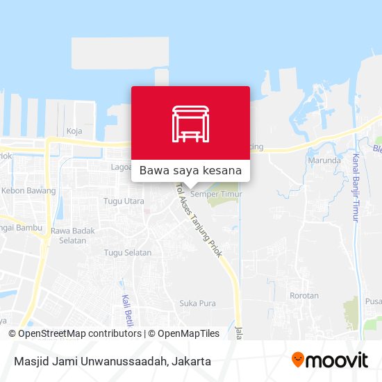 Peta Masjid Jami Unwanussaadah