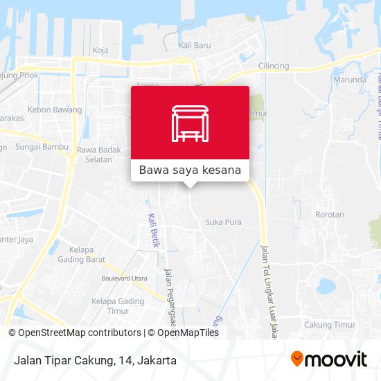 Peta Jalan Tipar Cakung, 14
