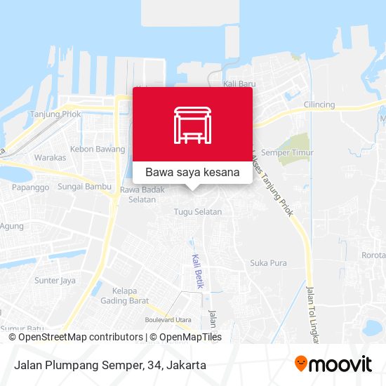 Peta Jalan Plumpang Semper, 34