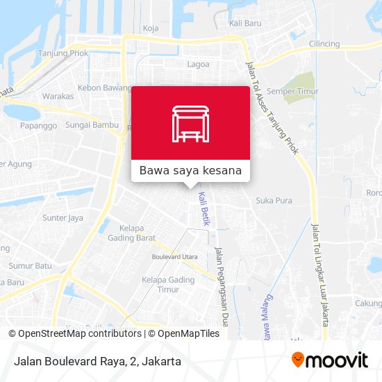 Peta Jalan Boulevard Raya, 2