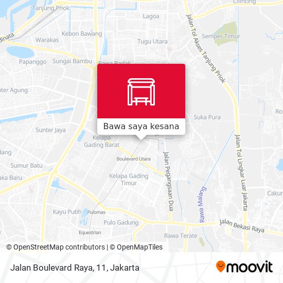 Peta Jalan Boulevard Raya, 11