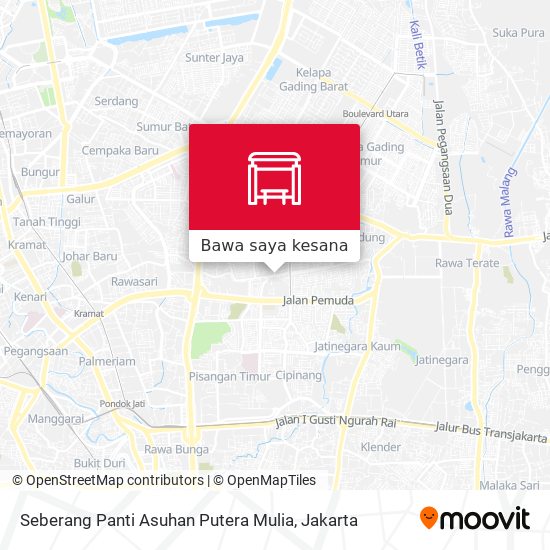 Peta Seberang Panti Asuhan Putera Mulia