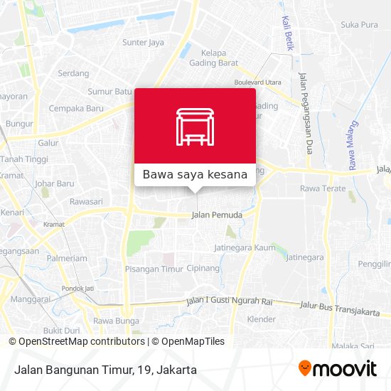 Peta Jalan Bangunan Timur, 19