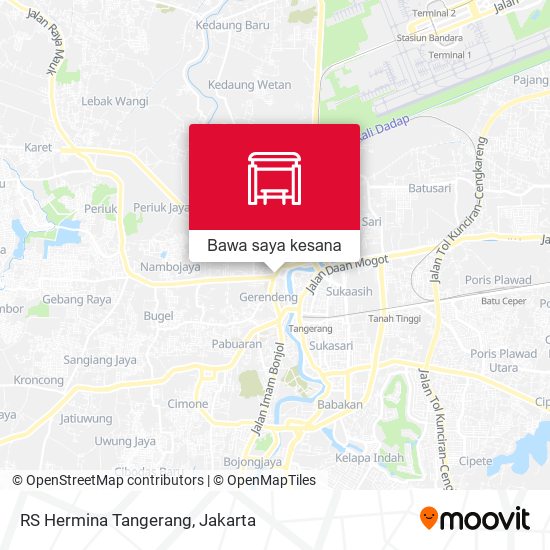 Peta RS Hermina Tangerang