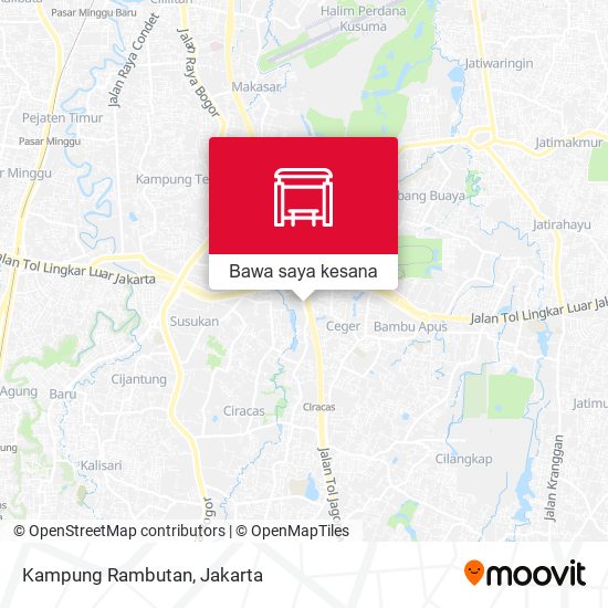 Peta Kampung Rambutan