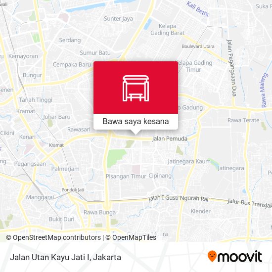 Peta Jalan Utan Kayu Jati I