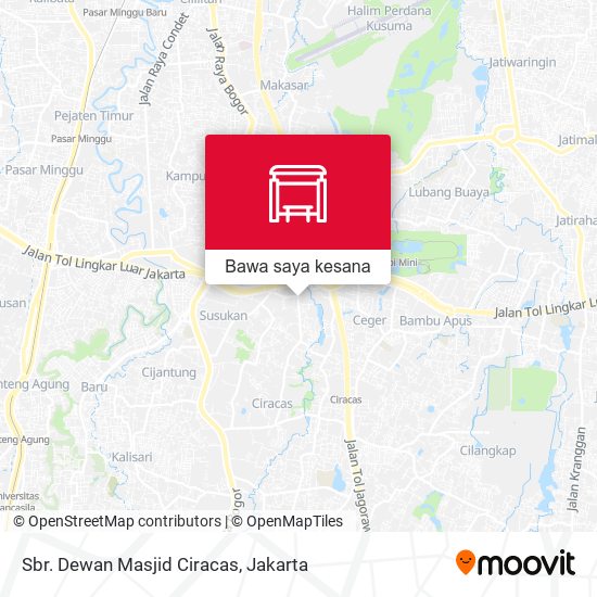 Peta Sbr. Dewan Masjid Ciracas