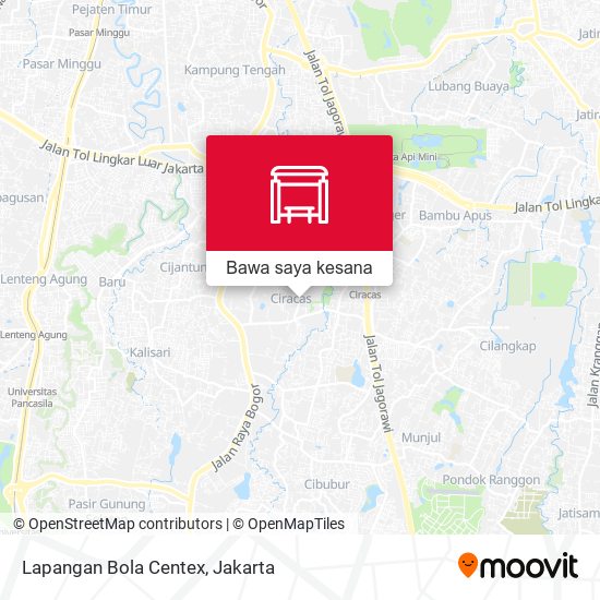 Peta Lapangan Bola Centex