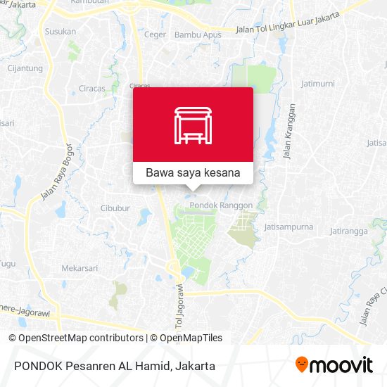 Peta PONDOK Pesanren AL Hamid