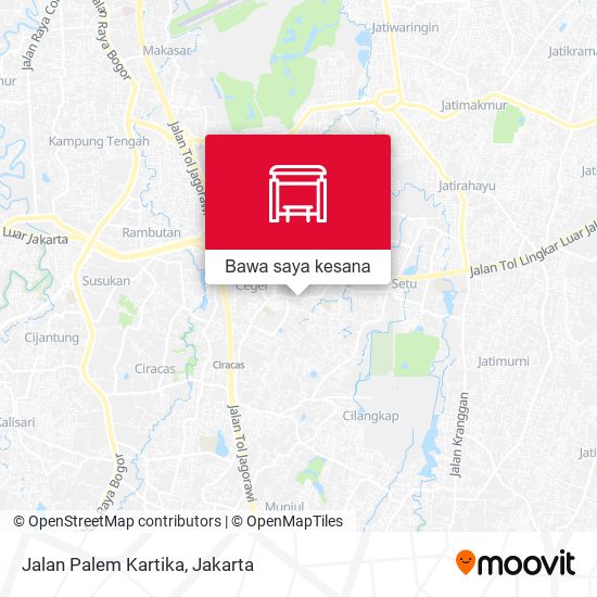 Peta Jalan Palem Kartika