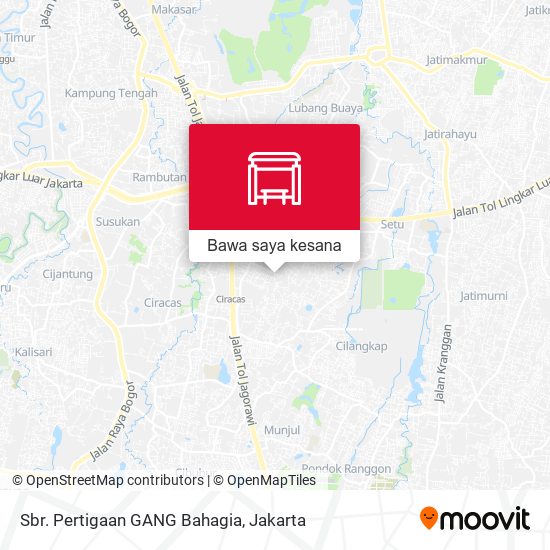 Peta Sbr. Pertigaan GANG Bahagia
