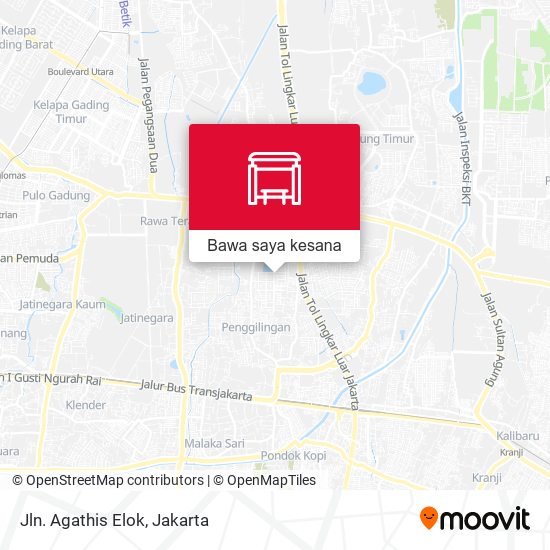 Peta Jln. Agathis Elok