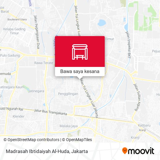 Peta Madrasah Ibtidaiyah Al-Huda