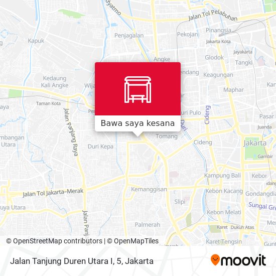 Peta Jalan Tanjung Duren Utara I, 5