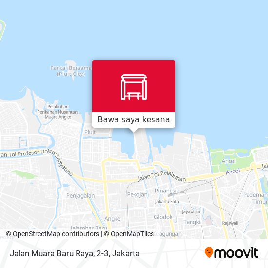 Peta Jalan Muara Baru Raya, 2-3