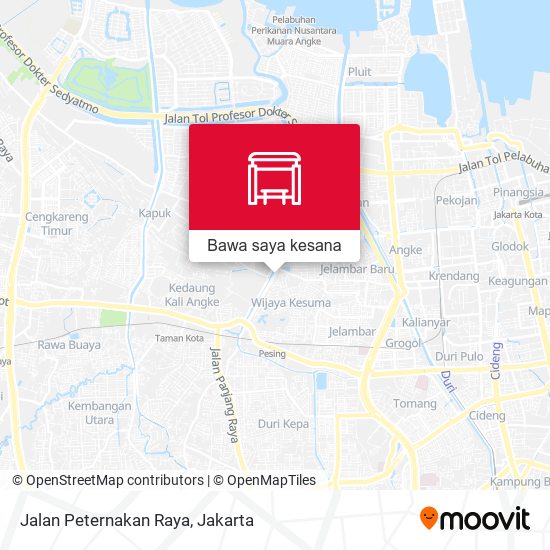 Peta Jalan Peternakan Raya