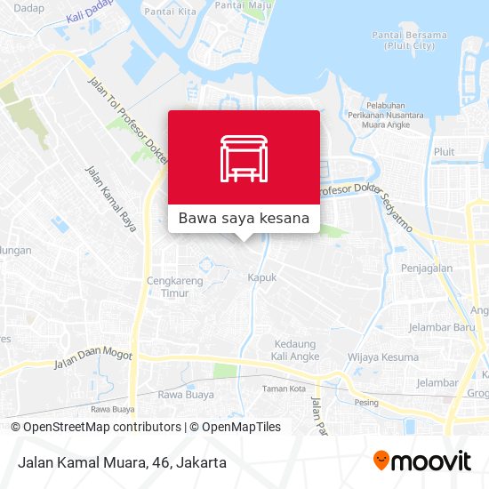 Peta Jalan Kamal Muara, 46