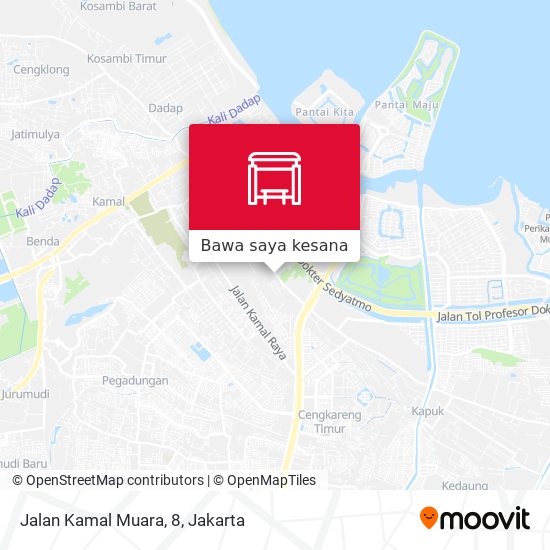 Peta Jalan Kamal Muara, 8