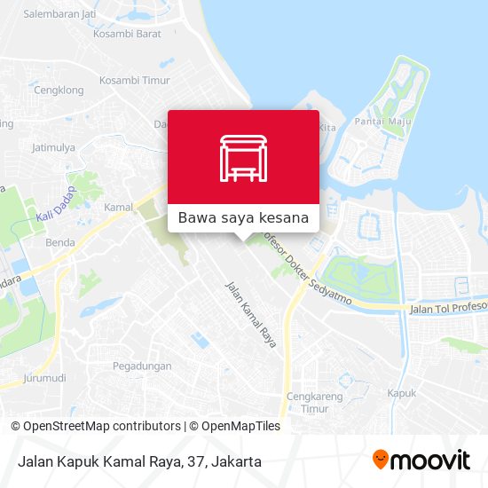 Peta Jalan Kapuk Kamal Raya, 37