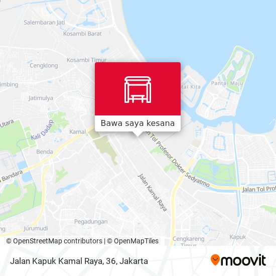 Peta Jalan Kapuk Kamal Raya, 36