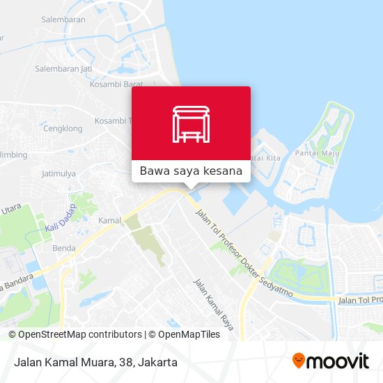 Peta Jalan Kamal Muara, 38