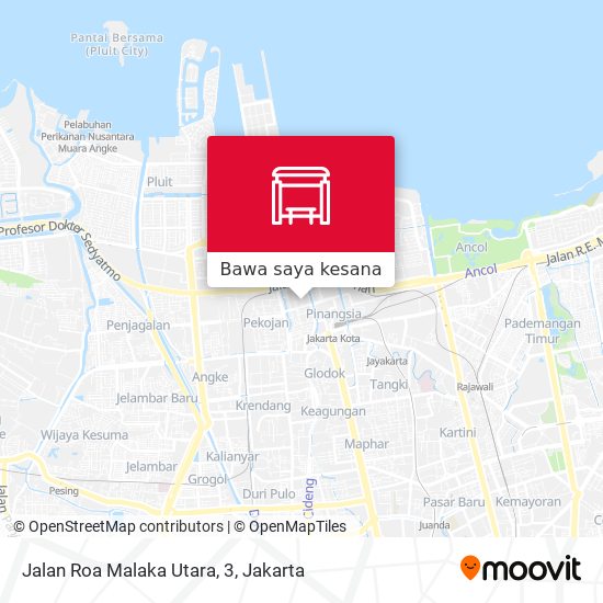 Peta Jalan Roa Malaka Utara, 3