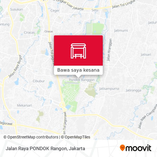 Peta Jalan Raya PONDOK Rangon