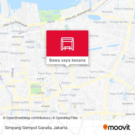 Peta Simpang Gempol Garuda