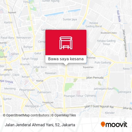 Peta Jalan Jenderal Ahmad Yani, 52
