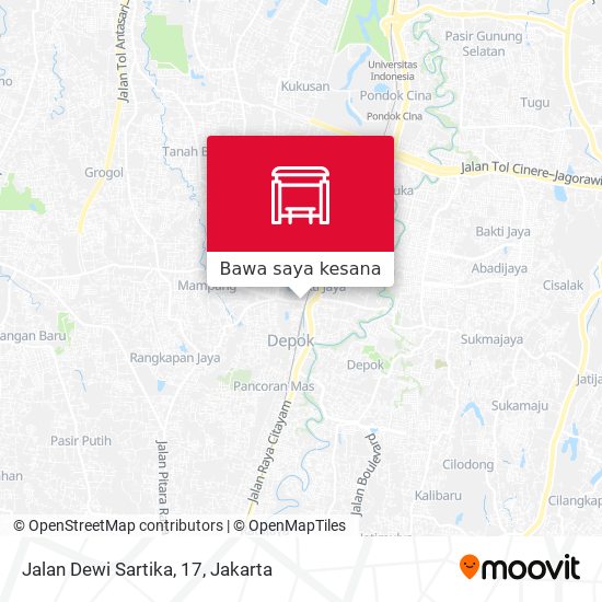 Peta Jalan Dewi Sartika, 17