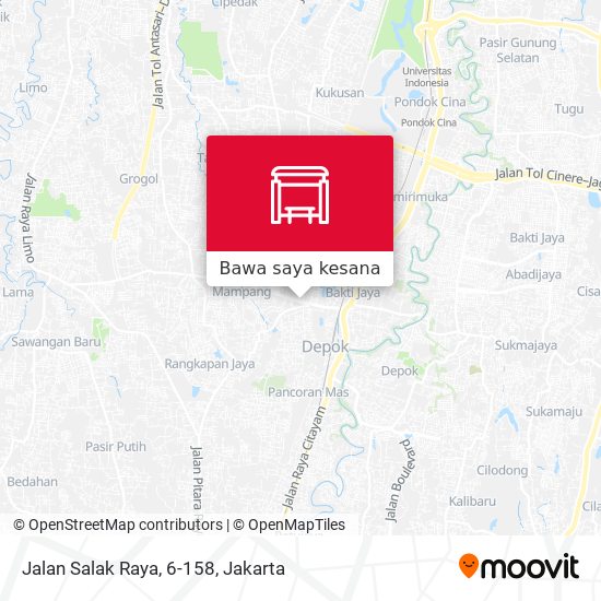 Peta Jalan Salak Raya, 6-158