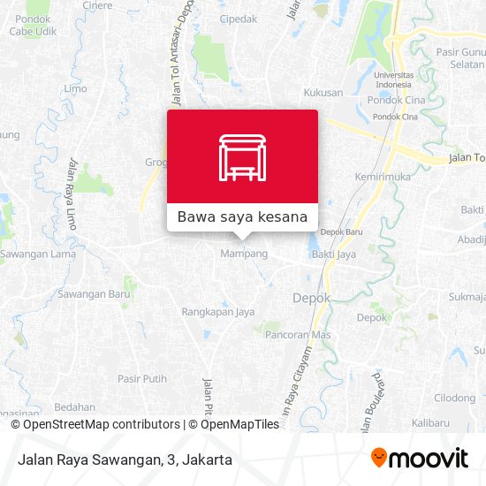Peta Jalan Raya Sawangan, 3