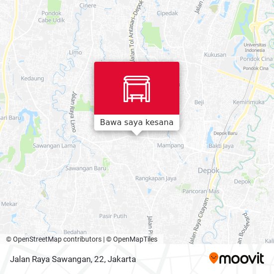 Peta Jalan Raya Sawangan, 22