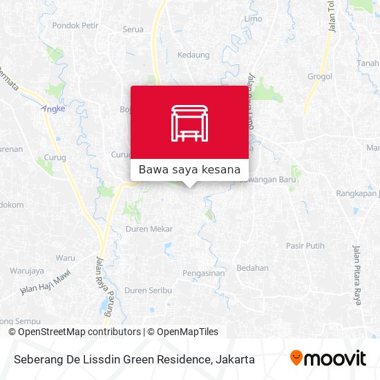 Peta Seberang De Lissdin Green Residence