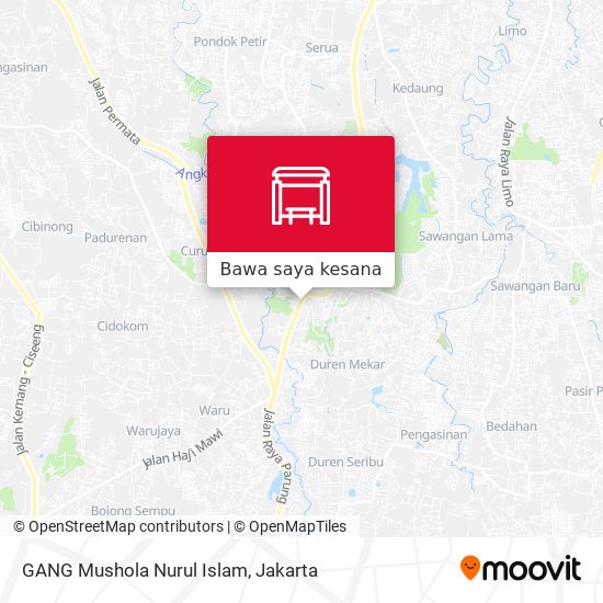 Peta GANG Mushola Nurul Islam