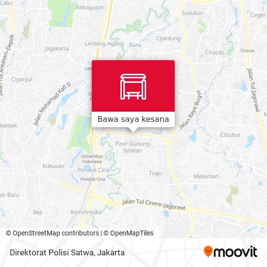 Peta Direktorat Polisi Satwa