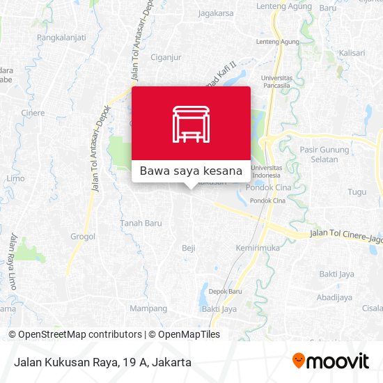Peta Jalan Kukusan Raya, 19 A