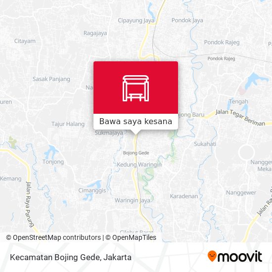 Peta Kecamatan Bojing Gede