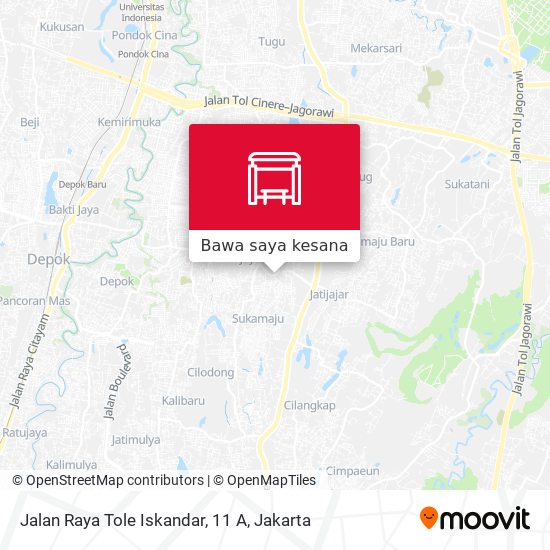 Peta Jalan Raya Tole Iskandar, 11 A