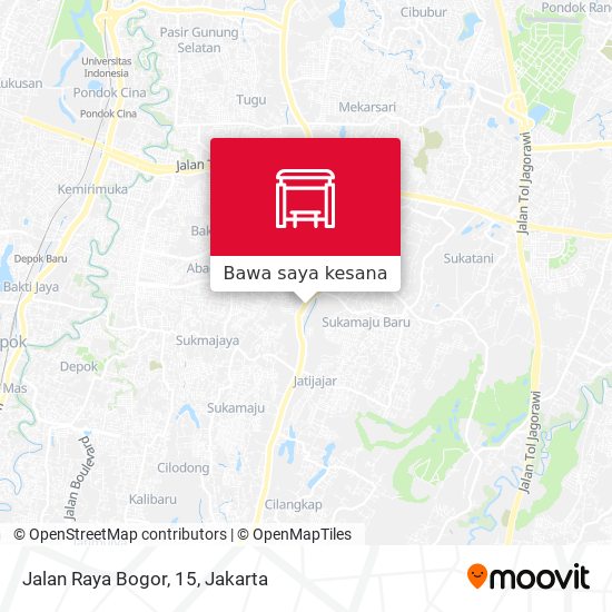 Peta Jalan Raya Bogor, 15