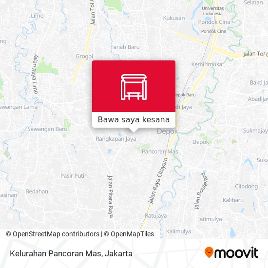 Peta Kelurahan Pancoran Mas