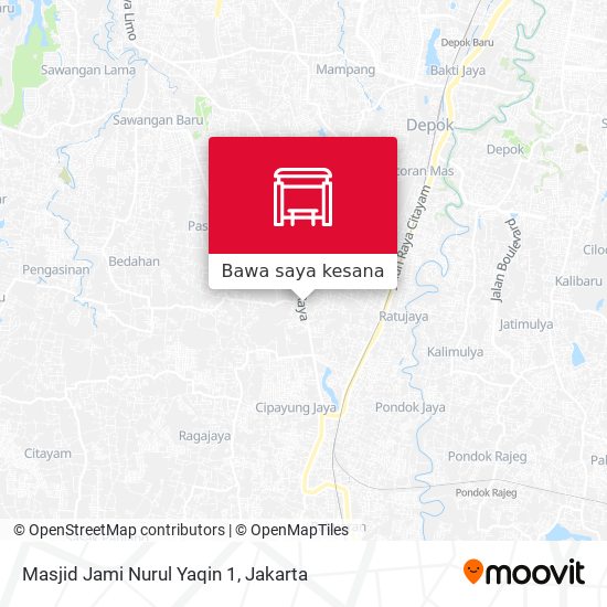 Peta Masjid Jami Nurul Yaqin 1