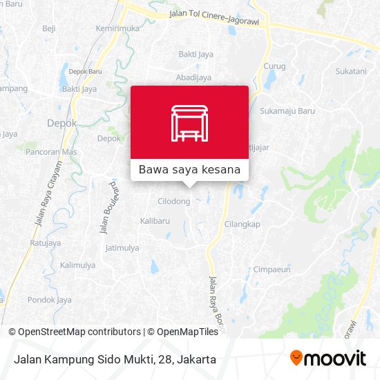 Peta Jalan Kampung Sido Mukti, 28