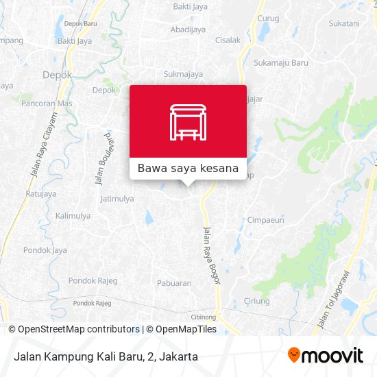 Peta Jalan Kampung Kali Baru, 2