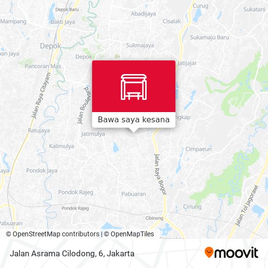 Peta Jalan Asrama Cilodong, 6