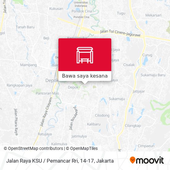 Peta Jalan Raya KSU / Pemancar Rri, 14-17