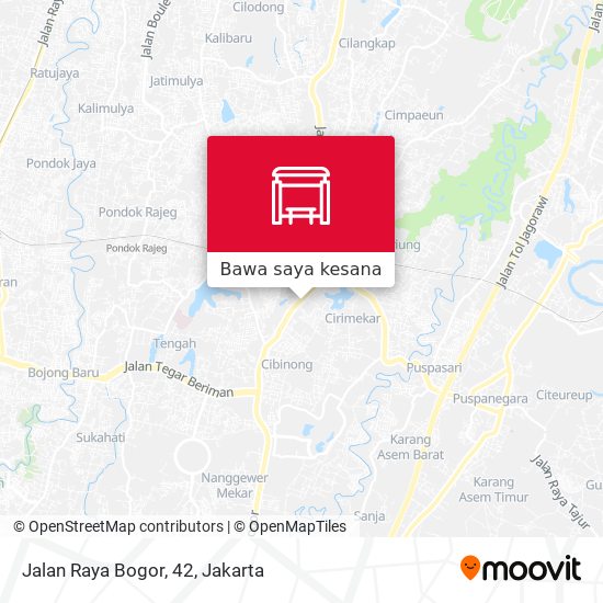 Peta Jalan Raya Bogor, 42