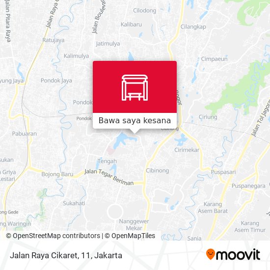 Peta Jalan Raya Cikaret, 11